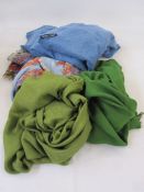 Various scarves including Woolovers ( 1 box)