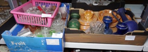 Three boxes of assorted glassware (3 boxes)