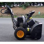 McCulloch PM55 snow blower with a powerful Briggs & Stratton 800 series engine, variable gear box