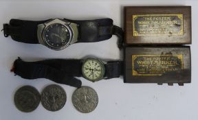 Casio Wave Captor gent's watch, two whist markers, odd coins, costume jewellery including cufflinks,