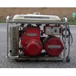 Honda E2500 electric generator with Honda general purpose petrol engine