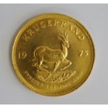 South African 1975 gold Krugerrand