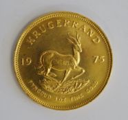 South African 1975 gold Krugerrand