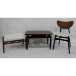 Ernst Gomme for G-Plan pair of chairs, a coffee table and a stool (4)