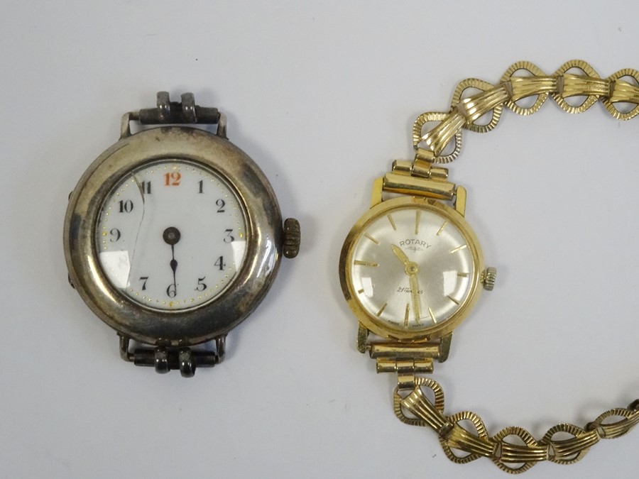 Lady's Rotary wristwatch and another (2)