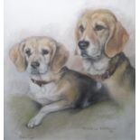Small quantity of assorted pictures and prints including studies of dogs