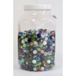 Quantity of assorted marbles (approx. 450/500)