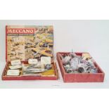 Meccano tinplate Airport Service set and other Meccano (1 suitcase)