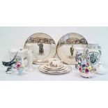Wedgwood 'Peter Rabbit' Beatrix Potter Designs N.527 child's cup, saucer and plates, a Rosenthal
