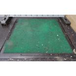 Heavy duty golf driving/chipping mat in green with black border, 166cm squareCondition ReportIf