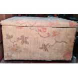 Small fabric covered vintage box
