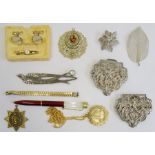 Large quantity of costume jewellery, EPNS spoons and other pieces (1 tray)
