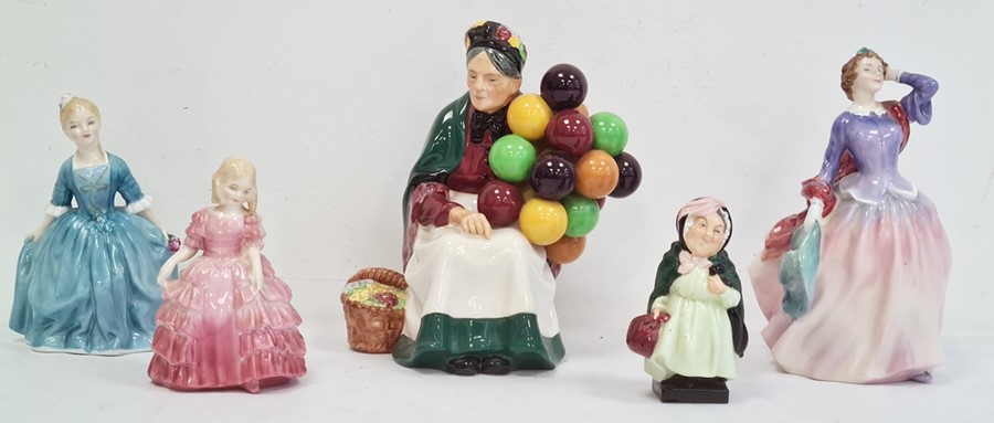 Royal Doulton 'The Old Balloon Seller' HN1315, Royal Doulton 'A Child From Williamsburg' HN2154,