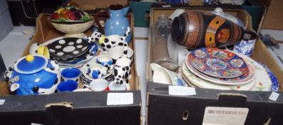 Quantity of soft toy doorstop model dalmatians, etc, assorted ceramics many with dalmatian
