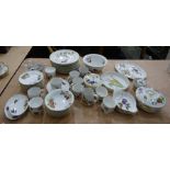 Royal Worcester 'Evesham' pattern part dinner and tea service Condition ReportThere are 10 x 26cm