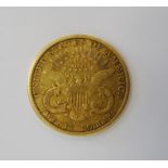 1898 United States of America 20 Dollars gold coin