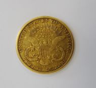 1898 United States of America 20 Dollars gold coin