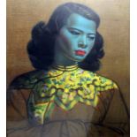 After Tretchikoff  Colour print "The Chinese Girl", 60cm x 50cm  Condition ReportThe colours are