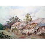 Attributed to Andrew Deakin Watercolour "Ron-g-Gryclan, indistinctly signed lower left, 21.5 x 31cm
