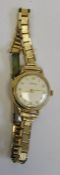 Lady's gold Vertex wristwatch