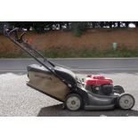 Honda HRX537 hydrostatic rotary lawnmower with an easy-start GCV190 engine with service record