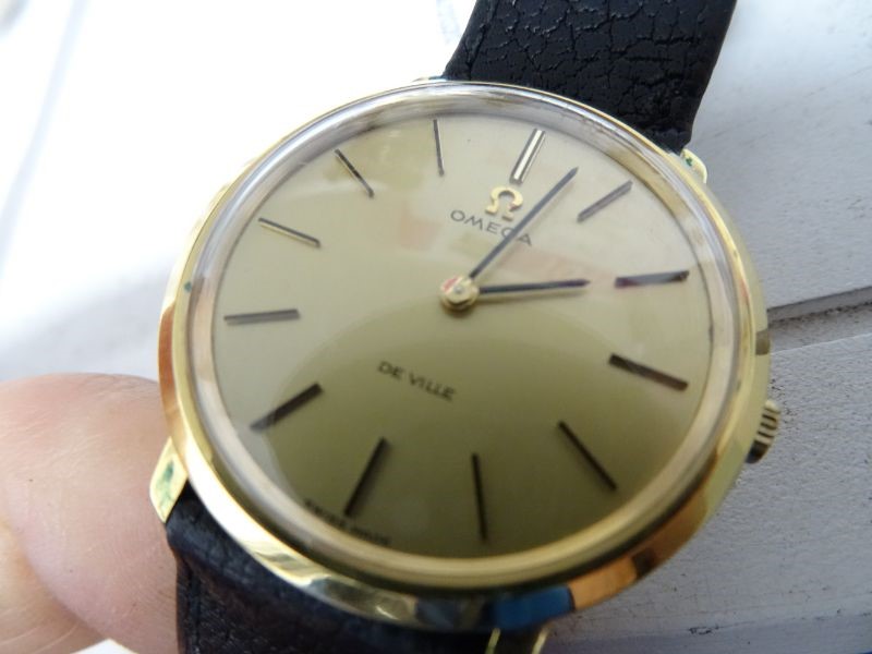 Omega De Ville Gold Plated Cased Gent's Wristwatch, signed dial with line markers, the movement - Image 4 of 9