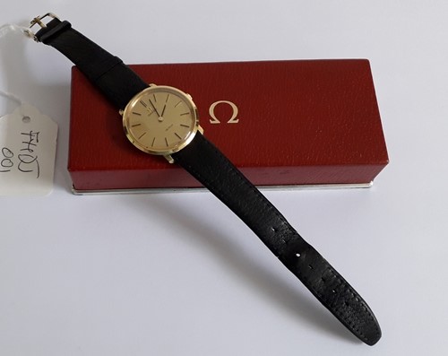 Omega De Ville Gold Plated Cased Gent's Wristwatch, signed dial with line markers, the movement - Image 8 of 9