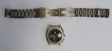 Withdrawn - Gent's Tag Heuer wristwatch, registered number 962 213 on the back Condition