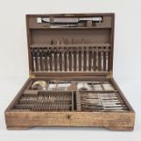 A Mappin & Webb canteen of cutlery, marked to cutlery and inside of box Condition ReportSee attached