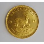 South African 1975 gold Krugerrand