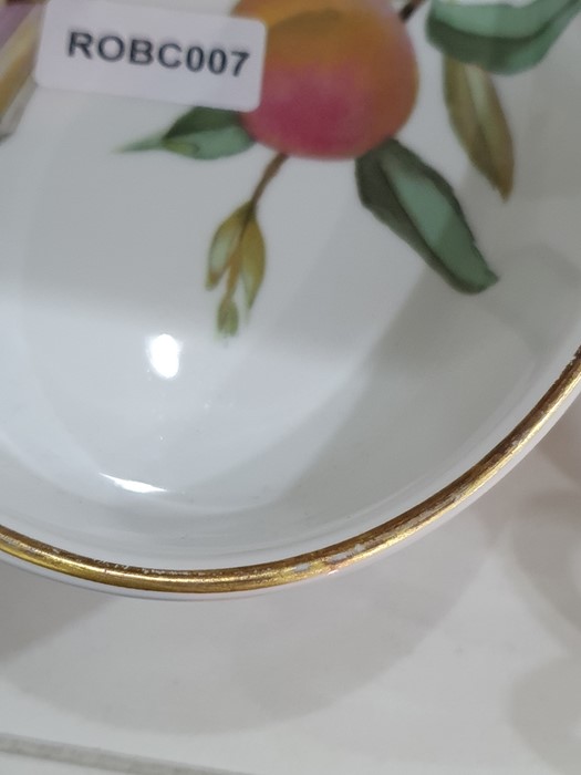 Royal Worcester 'Evesham' pattern bowl, serving dishes and ceramic circular cheese board and - Image 3 of 14