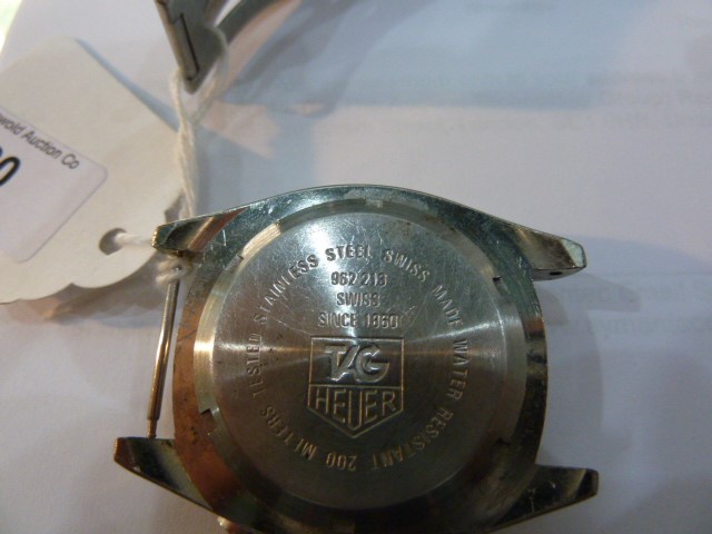 Withdrawn - Gent's Tag Heuer wristwatch, registered number 962 213 on the back Condition - Image 4 of 4