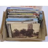 A quantity of late 20th Century postcards (1 box)