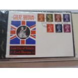 Album of First Day Covers including 29th February1972 last Day of Issue ( rare) and Princess Diana