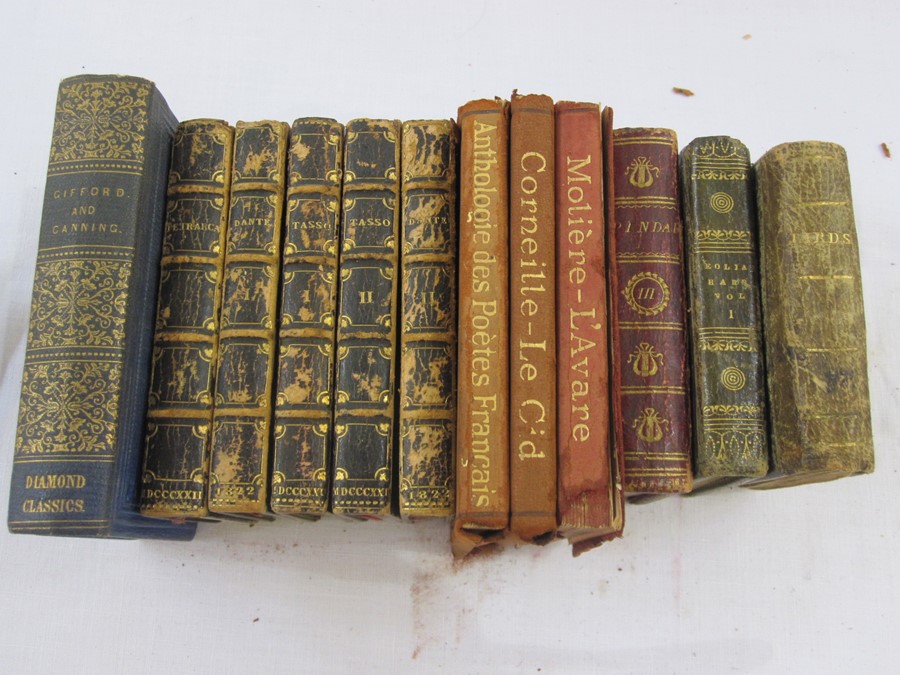 Collection of 16mo and miniature books to include Walton's Alfieri, Dante, Cicero, Tasso, etc (1 - Image 2 of 5