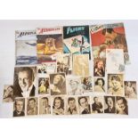 A quantity of photographs and prints to include Ginger Rogers, Fred Astaire, Simon Lack, Ellen