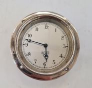 A Smiths Car dashboard clock 11cm in diamter Condition ReportOverall condition good, some loss of