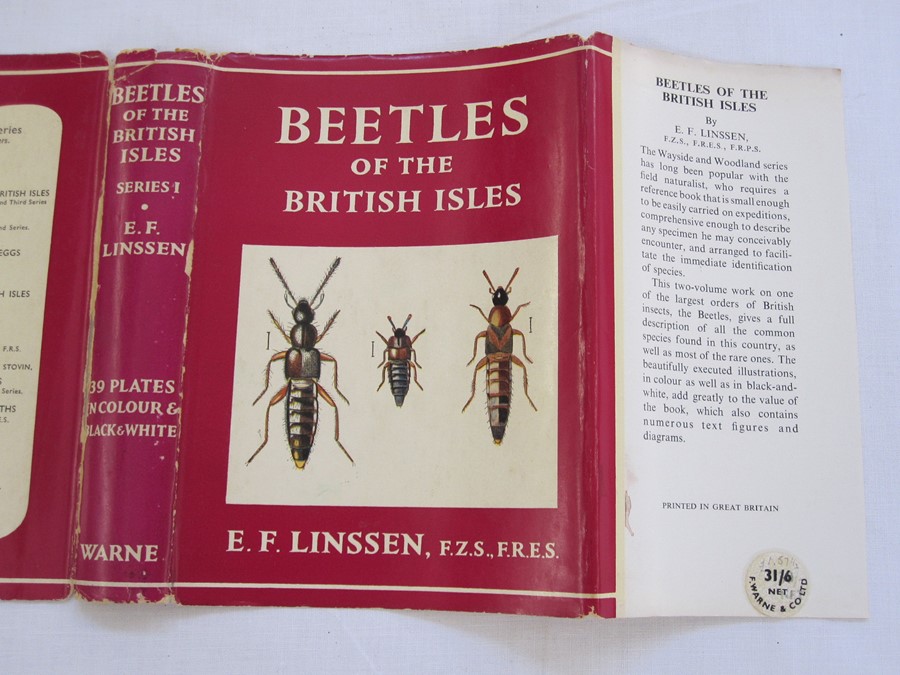 Linssen, E F "Beetles of the British Isles - ", Frederick Warne & Co 1959, 2 vols, First and - Image 7 of 13