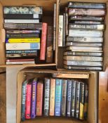 Quantity of modern firsts, many signed, to include John Boynes, Wilbur Smith, Alan Mallinson,