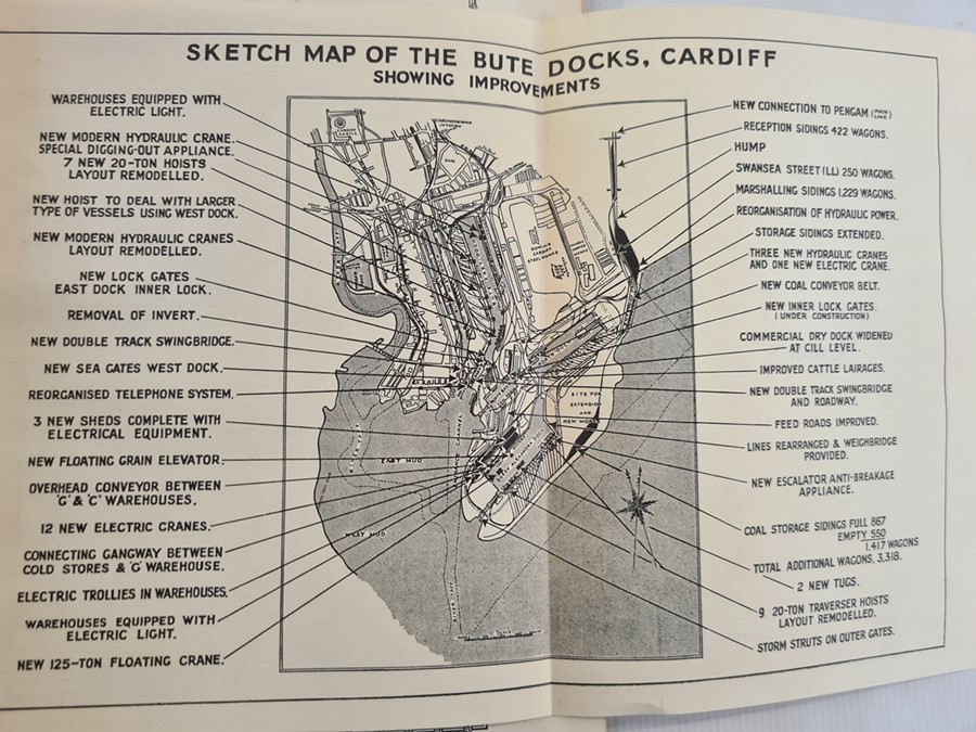 GWR Interest "Great Western Ports", folded maps for all the ports, black and white photographic - Image 3 of 3