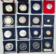 Various countries crown, size silver proof mint by Westminster and Australian silver proof coins