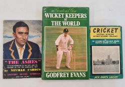 Quantity of books relating to cricket to include:- Grace W.G. 'Cricketing Reminiscences and Personal