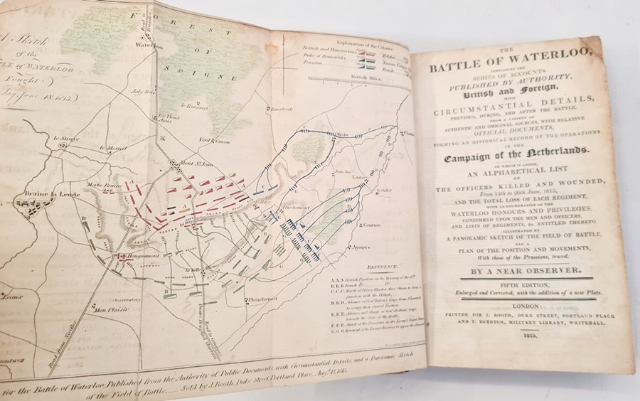 [A Near Observer] "The Battle of Waterloo ... with circumstantial details ... campaign of the - Image 4 of 5