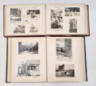 An early 20th Century photograph album 1926 - 1929 to include Paris 1927, various Balls and Hunts/