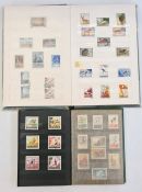Two stockbooks of mostly foreign modern mint stamps