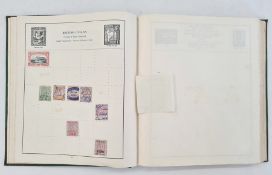 Selection of British Guiana in album, from 1880, some 1c x 2 over prints to 72c later to first