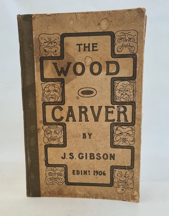 Gibson, J S  "The Wood Carver", Edinburgh 1906, 3rd edition, sepia plates of decorations, elephant