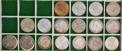 Various Victorian and later florins (17)