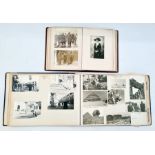Ealry 20th Century photograph album 1905 - 1919, family portraits and holiday photographs and a