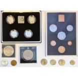 Two Piedfort Proof silver sets (1994-1997 and 1984-1987), various foreign sets and many other
